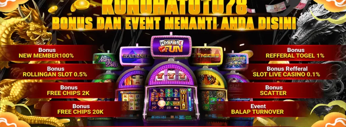 Situs Slot Bonus Terbesar 2025! Daftar Sekarang di Konohatoto78