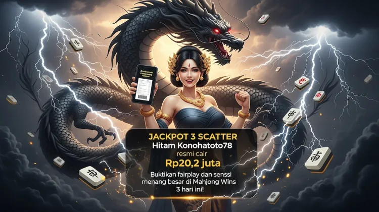 Jackpot 3 Scatter Hitam Konohatoto78 Fairplay Terbukti