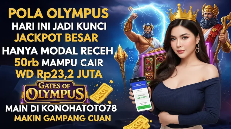 Pola Olympus Hari Ini Modal 50rb Bisa WD Jutaan
